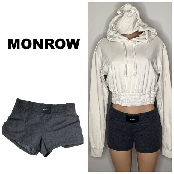 New. Monrow sweat shorts. Small. Retails $69 - Picture 1 of 7